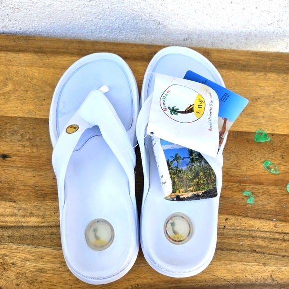 Hawaiian Jellys Ultra Comfort Kea Haú Unisex  Sandals Women's Size 10 - Picture 5 of 13